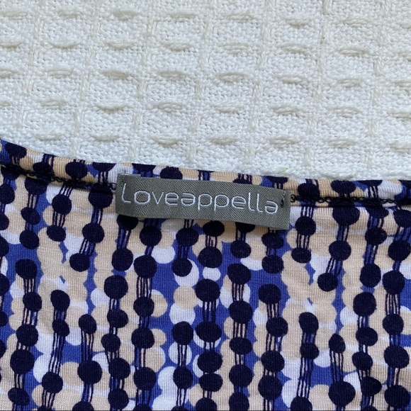 Loveappella knot shoulder printed maxi dress size medium - Picture 2 of 6